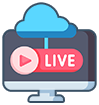 Live Streaming Services Icon